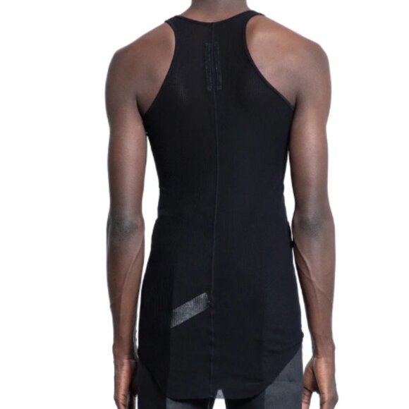 BNWT SS25 RICK OWENS "HOLLYWOOD" BASIC RIB TANK BLK XS & S - Picture 13 of 14
